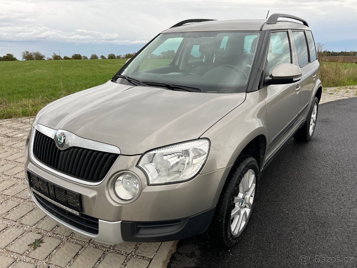 Škoda Yeti 2.0 TDI, 4x4, 125kW, tažné, alu