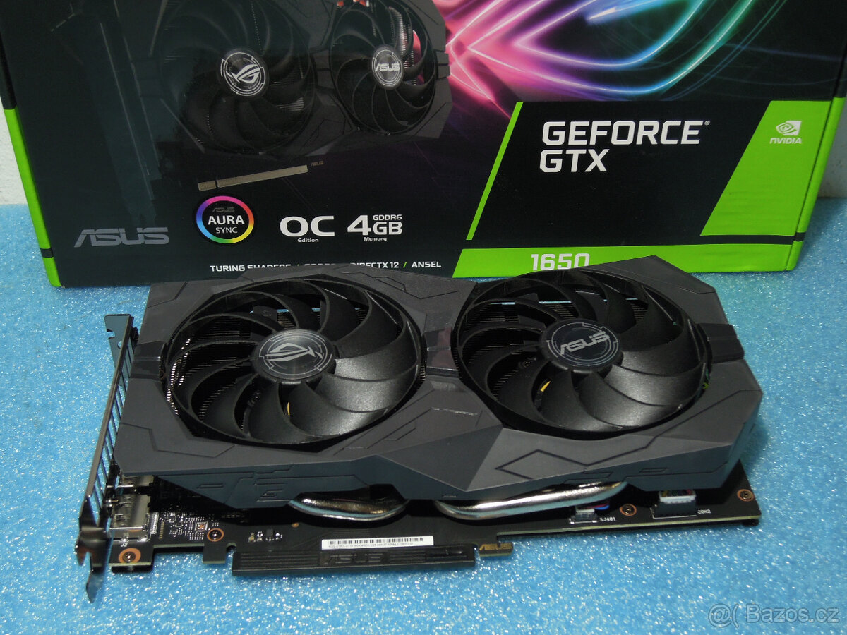 Herní Grafika Asus Strix GeForce GTX 1650 O4G Gaming