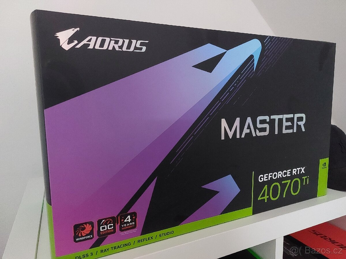 GIGABYTE AORUS GeForce RTX 4070 Ti MASTER s LCD