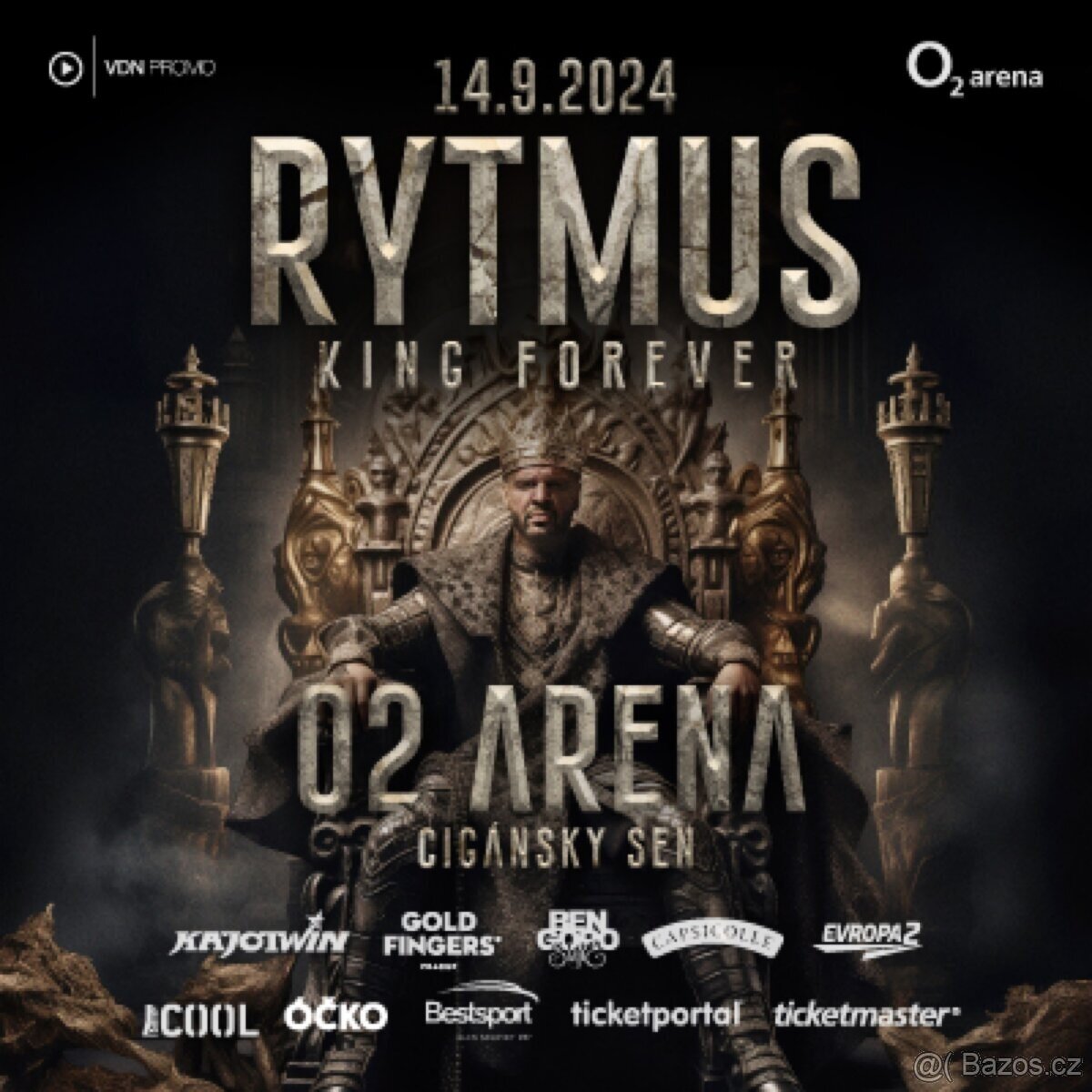 RYTMUS 14.9. Praha O2 Arena