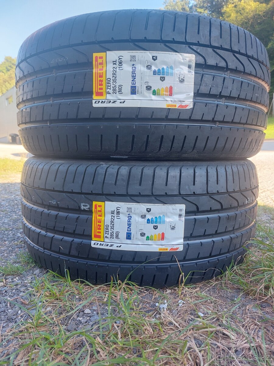 Prodám 2ks lentich pneu Pirelli 285/35 ZR22