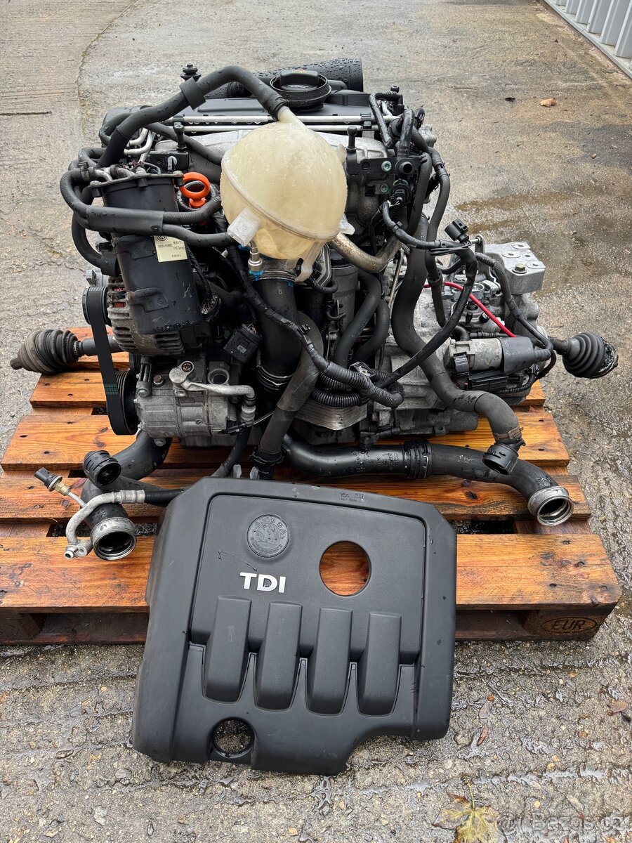 Motor, převodovka 2.0 TDI 16V 103 kw kód BKD