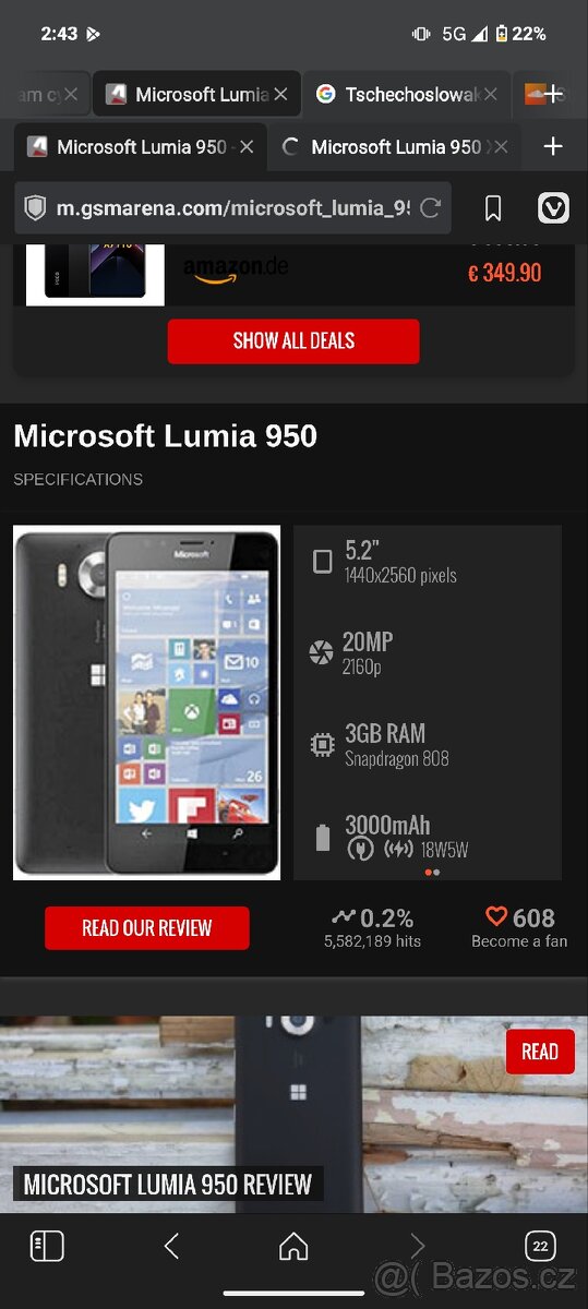 MICROSOFT LUMIA 950