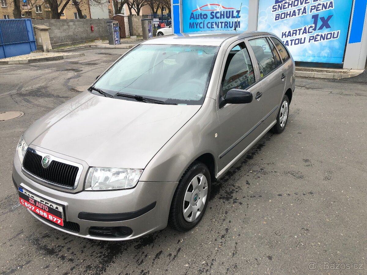 ŠKODA FABIA KOMBI 1.2i HTP 12V 47KW Koupeno ČR 2007