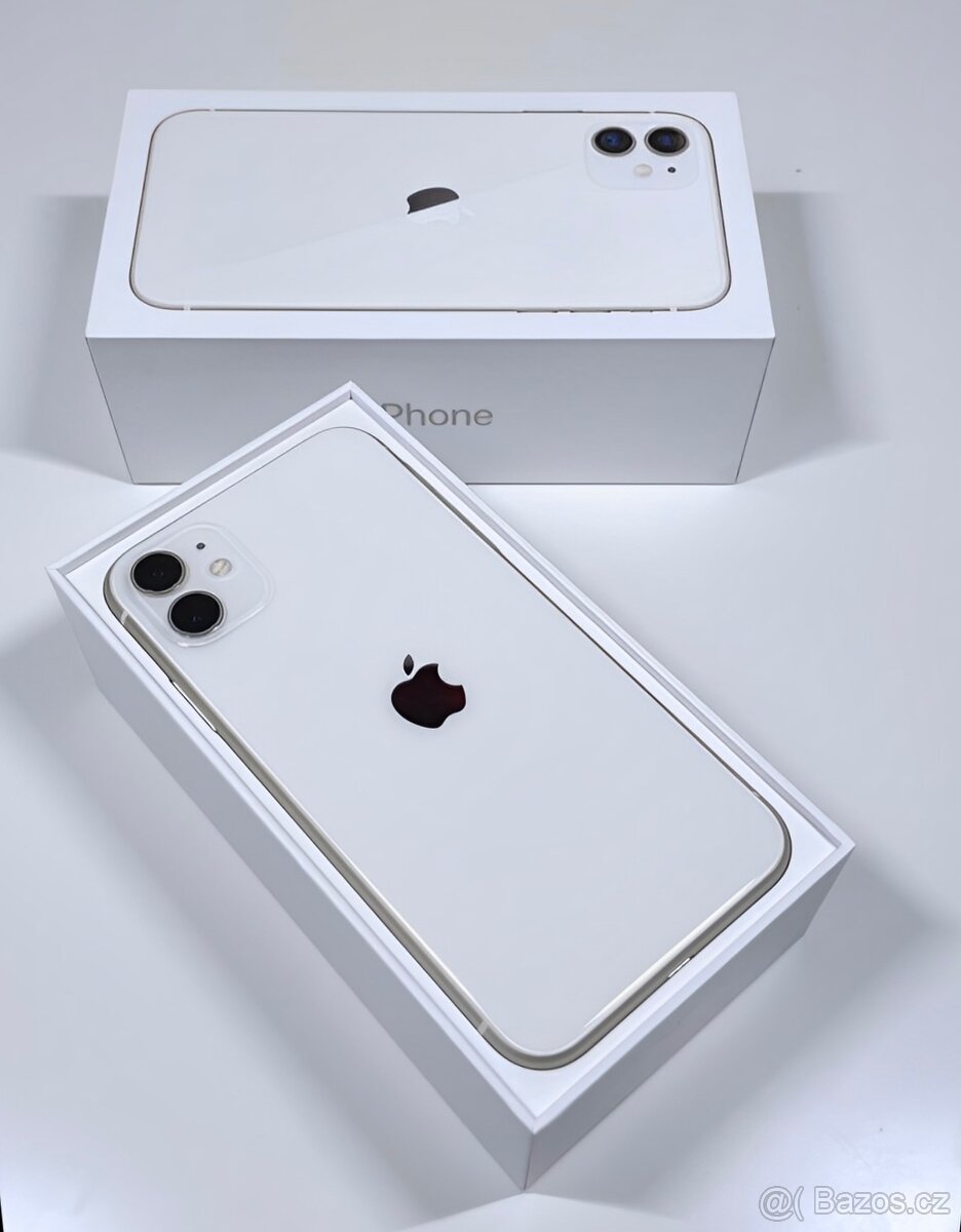 iPhone 11 White BATERIE 100% TOP