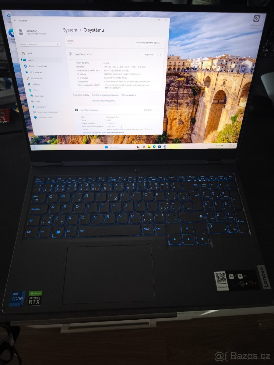 Lenovo Legion 5 Core i7-12700H, 32GB RAM