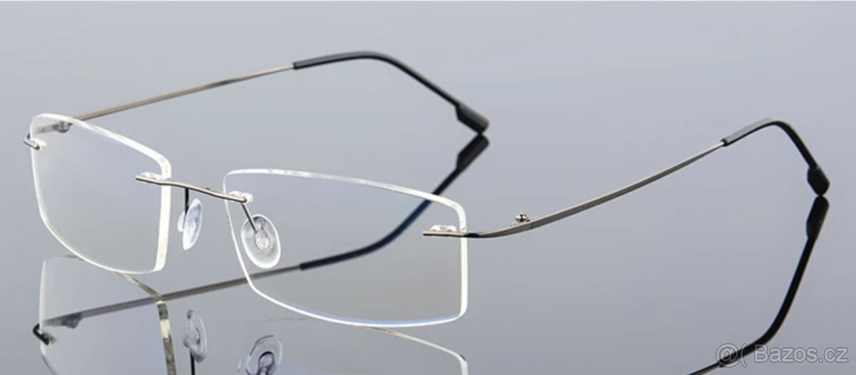 Dioptrické brýle -1,00 bez obrouček na dálku pro krátkozraké
