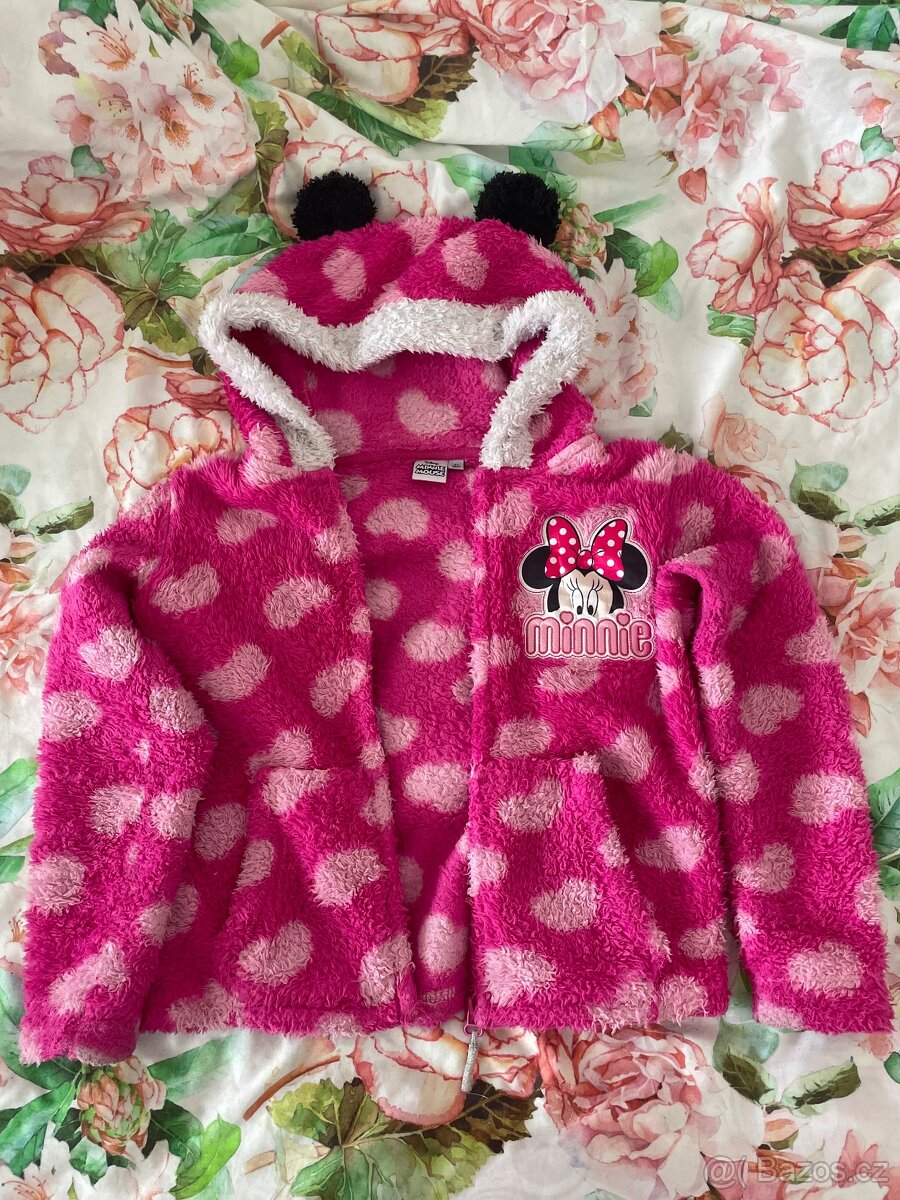 Holčičí mikina MINNIE 8 let (128cm)