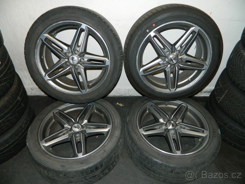 ALU DISKY Z AUDI A5 ZIMNÍ PNEU 245/45R18 5X112