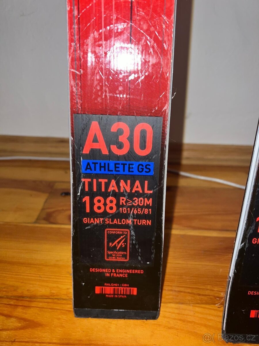 Rossignol HERO Athlete Titanal Gs, 188cm, r-30, vázání SPX15