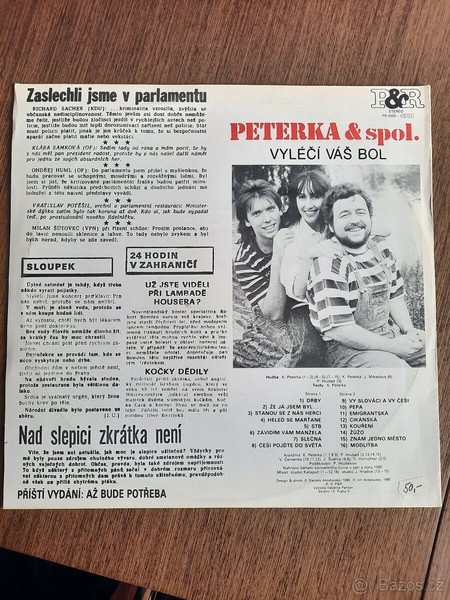 LP Peterka a spol. Vyléčí váš bol 1990