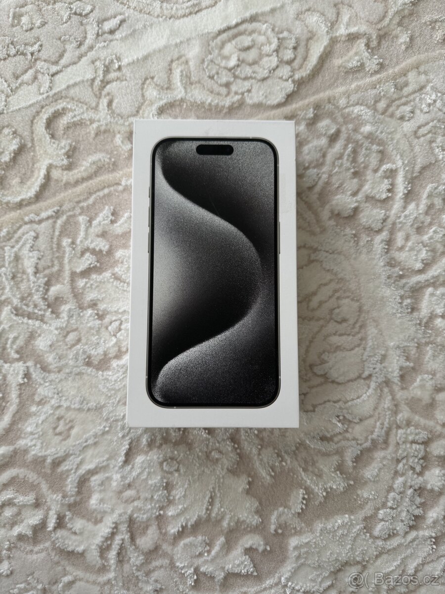 Apple IPhone 15 Pro 128GB White Titanium ZABALENÝ