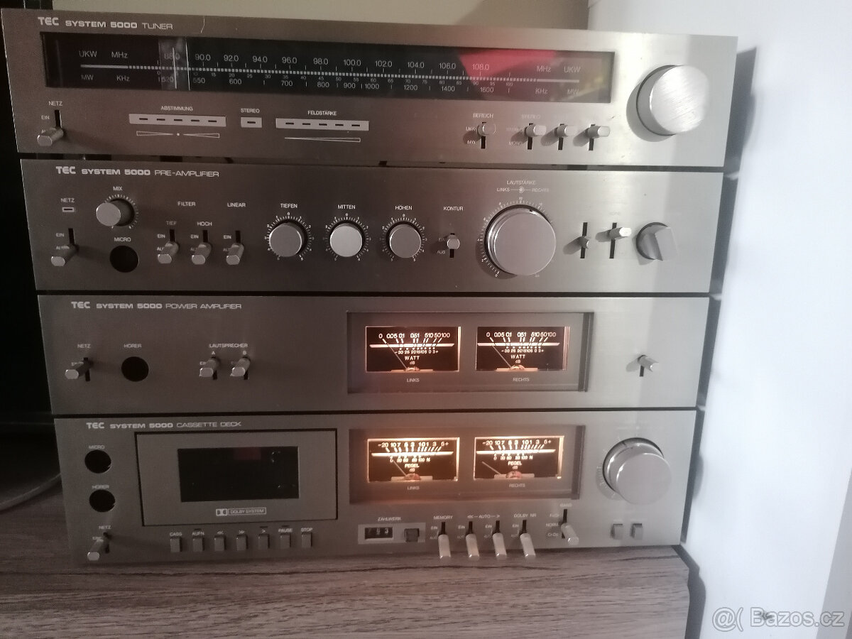 KVALITNÍ HIFI SESTAVA TEC SYSTEM 5000 - SUPER STAV