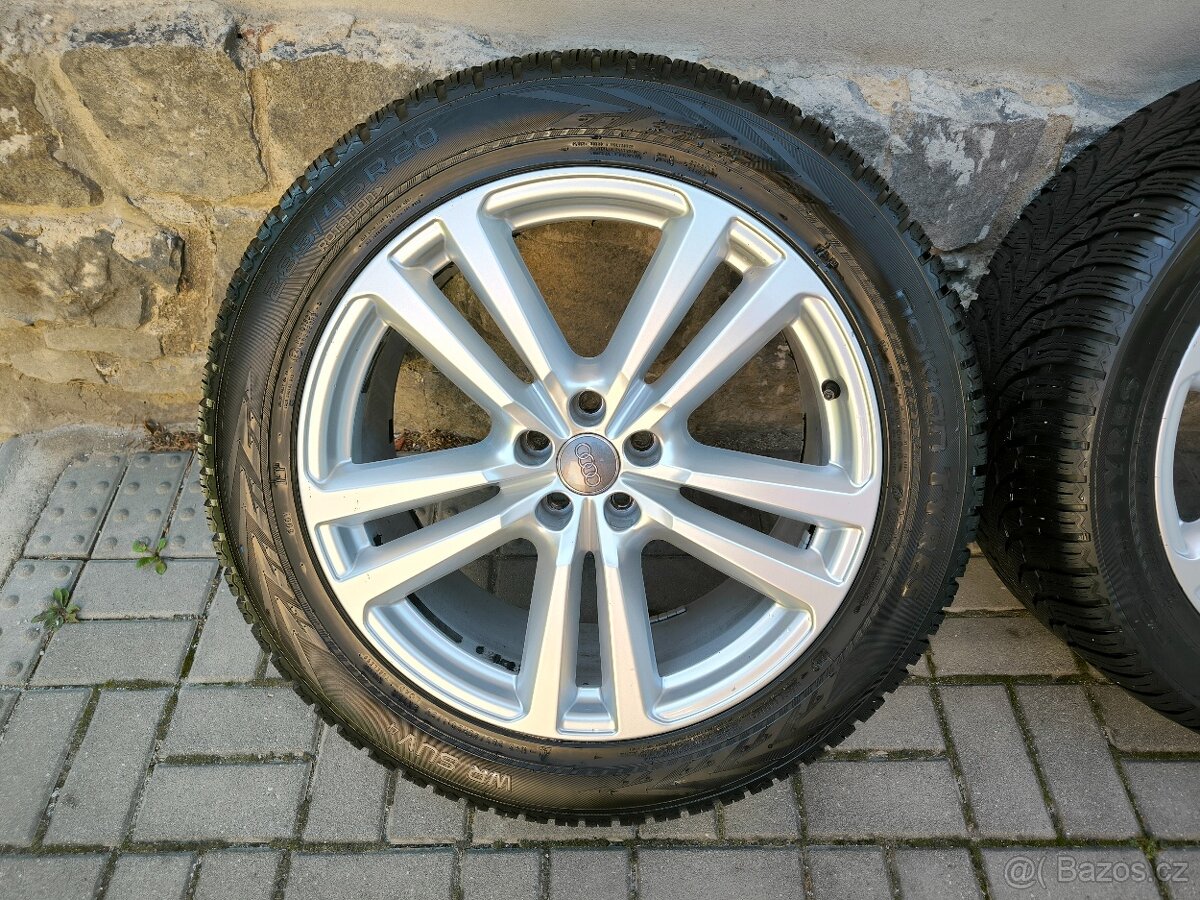 ORIGINÁL  ALU KOLA  5X112 AUDI Q7 285/40 R20 ZIMNÍ PNEU