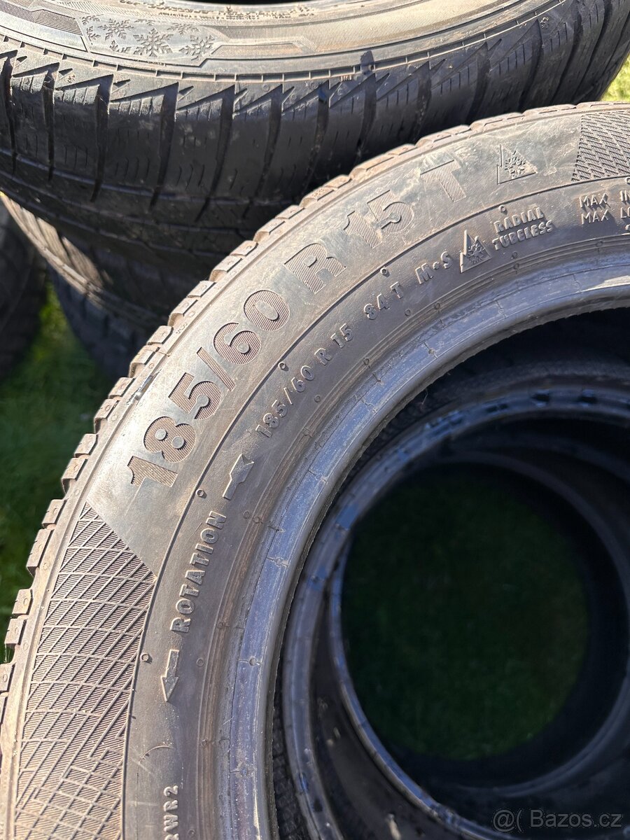 Sada zimních pneu 185/60 R15 - Continental