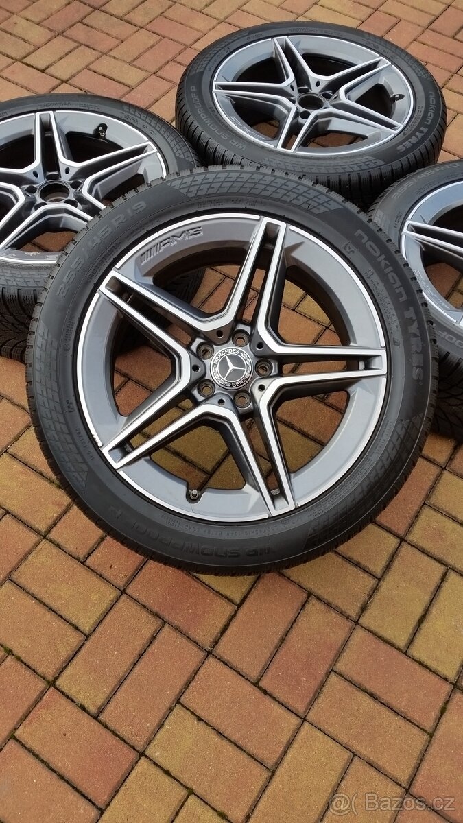 ALU kola MERCEDES AMG 5x112 R19 zimní 255/45/19 8mm