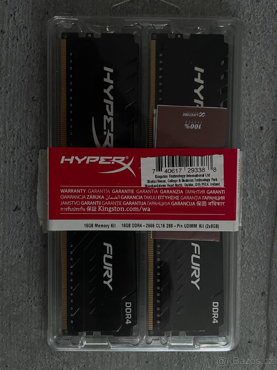 HyperX Fury 2x8GB