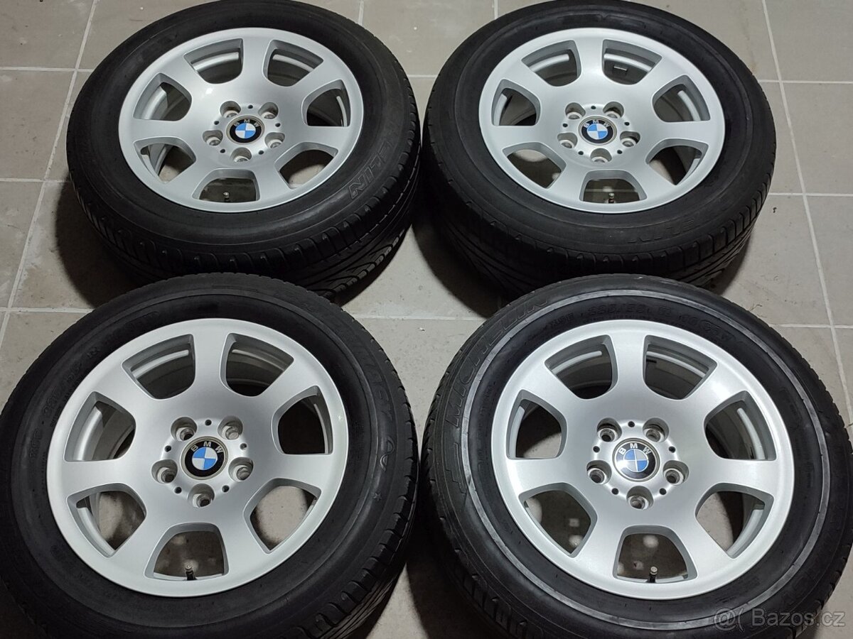 Originál ALU BMW 16" 5x120 ET20 pneu 225/55/16 95W