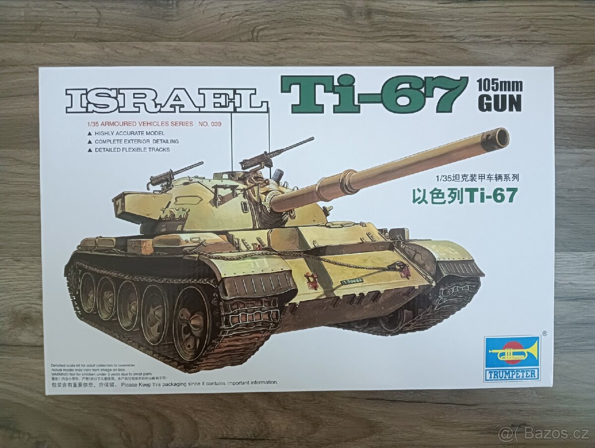 Model 1:35 Izraelský tank Ti-67