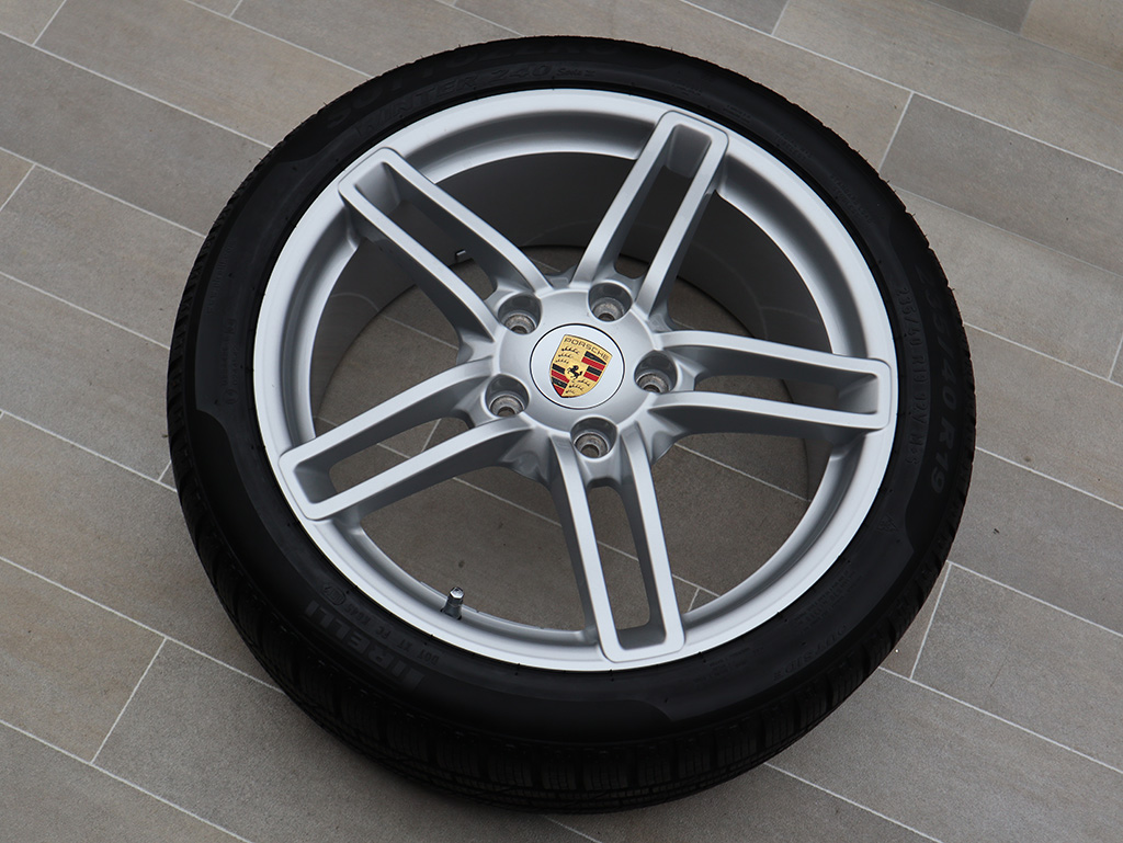 19" Alu kola = 5x130 = PORSCHE 911 991 – ZIMNÍ + ČIDLA TPMS