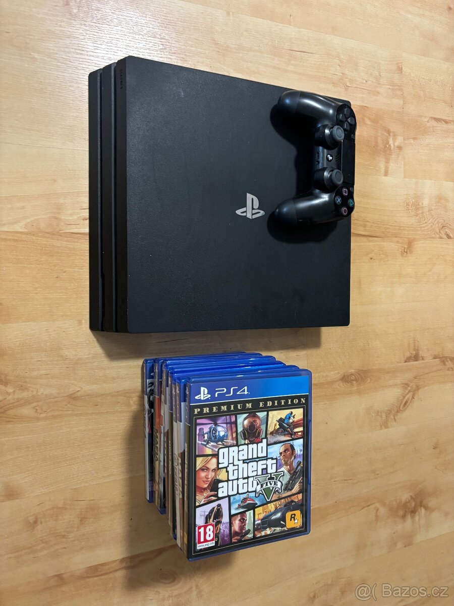 Playstation 4 pro 1tb + hry