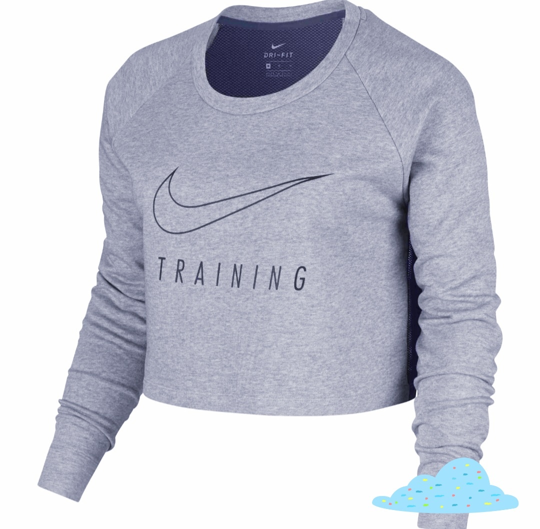 Nike Dry crop top - Dámská Tréninková Mikina Vel. S