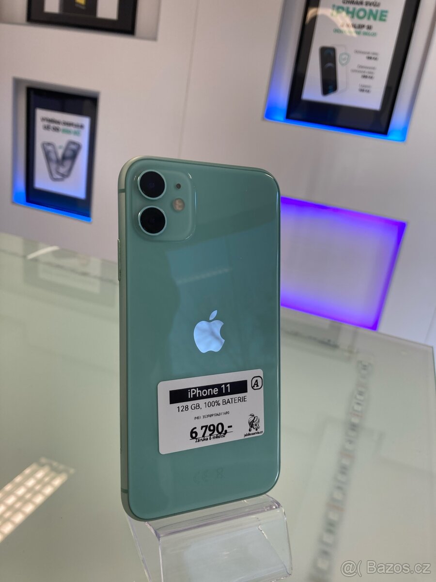 iPhone 11 - 128GB - 100% BAT - 6M