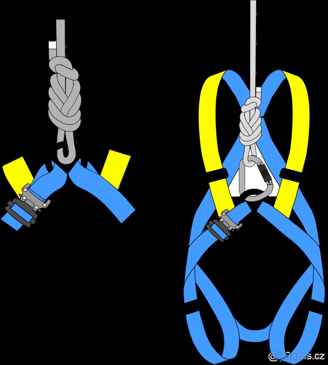 celotělový horolezecký a via ferrata úvazek Ronda RockEmpire