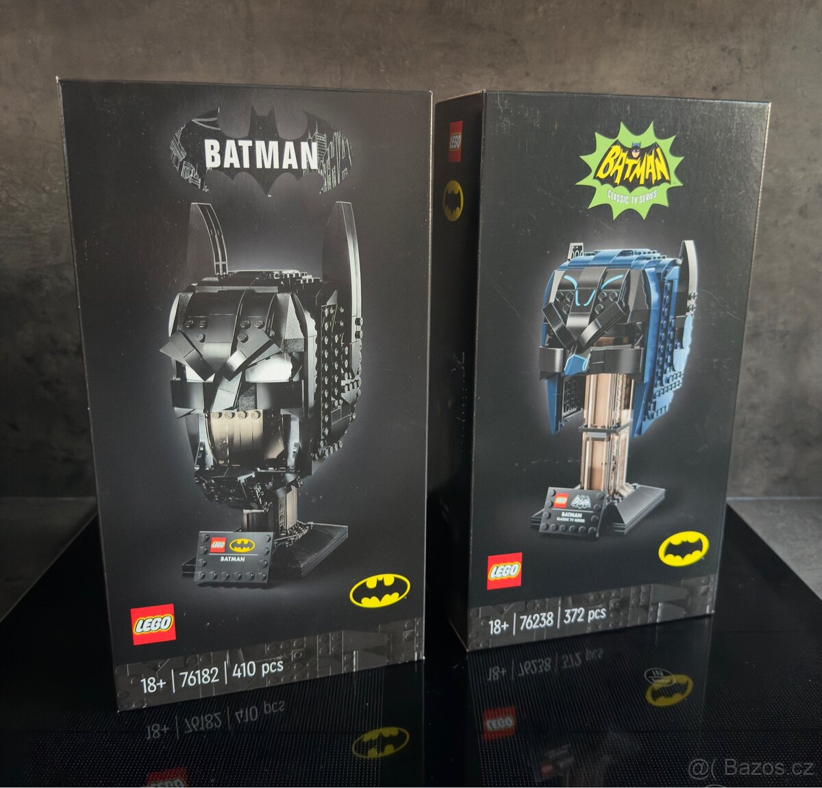 Lego 76182 a 76238 Batman Helmets