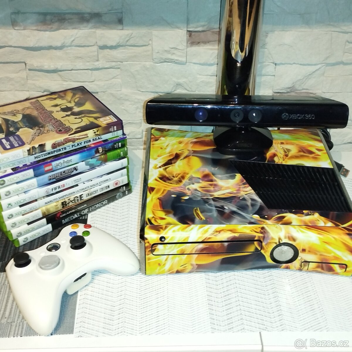 xbox 360 + kinect + hry + 250gb