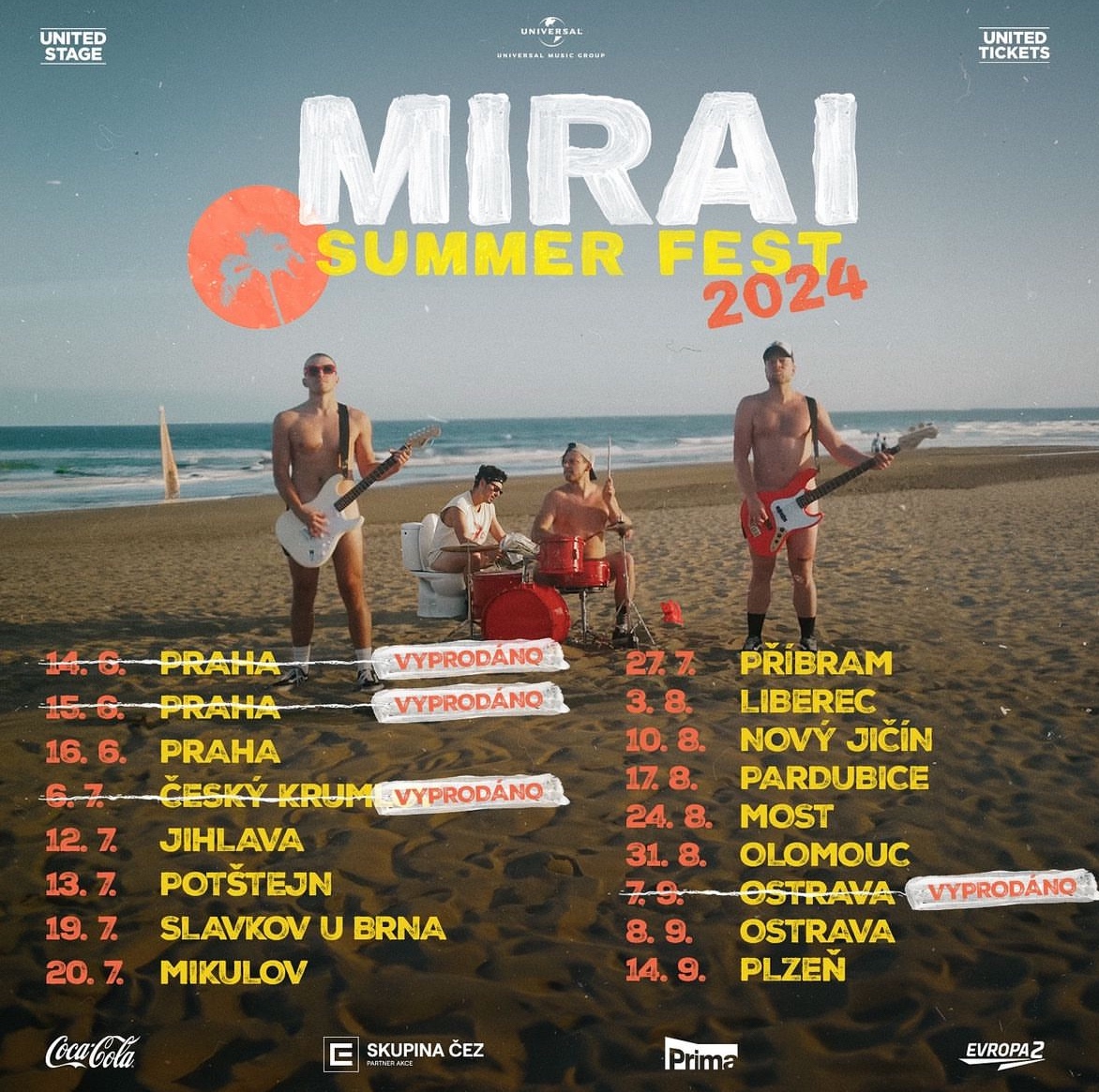 Mirai 14.6. Summerfest Praha