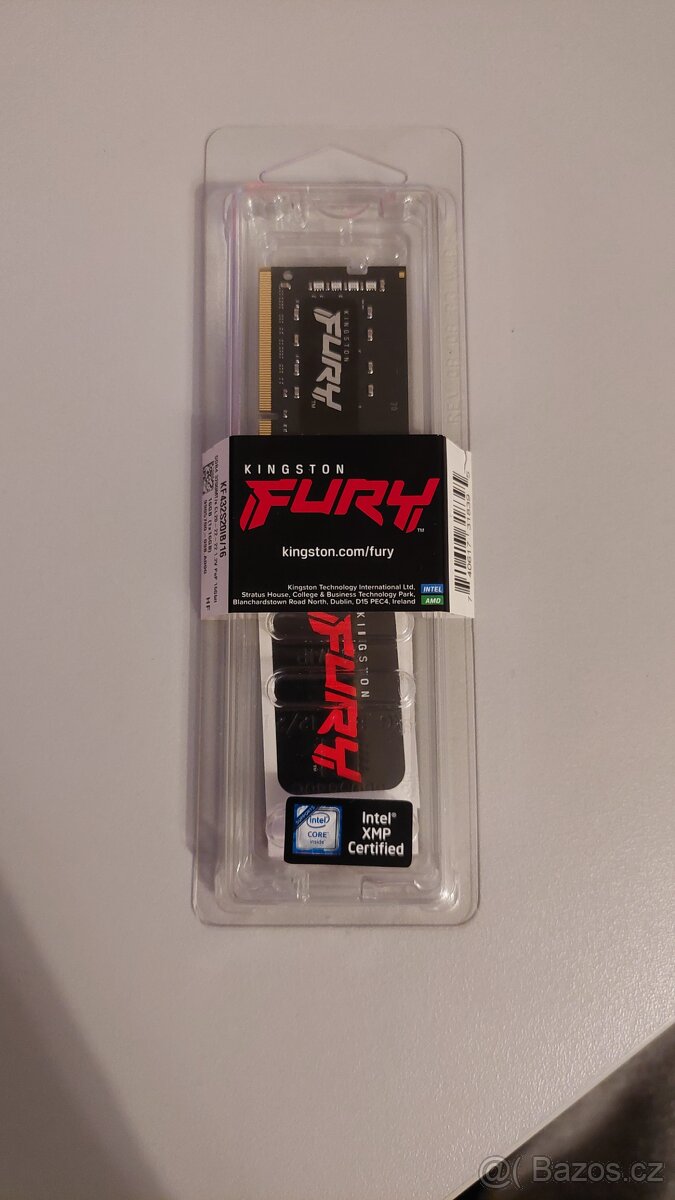 Kingston FURY SO-DIMM 16GB DDR5 4800MHz CL38 Impact