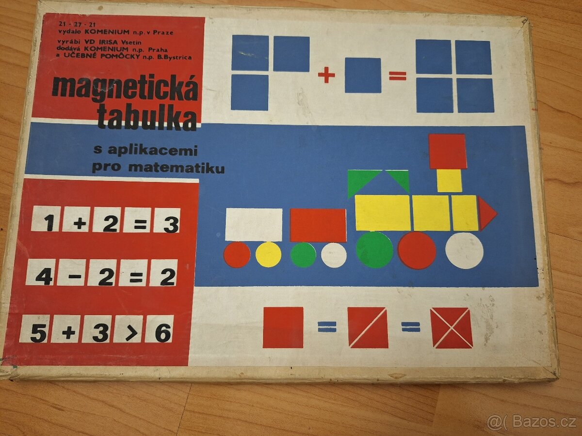 Magnetická tabulka pro matematiku