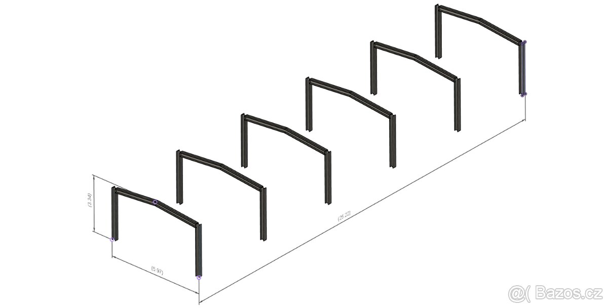 Montovaná hala 6x25