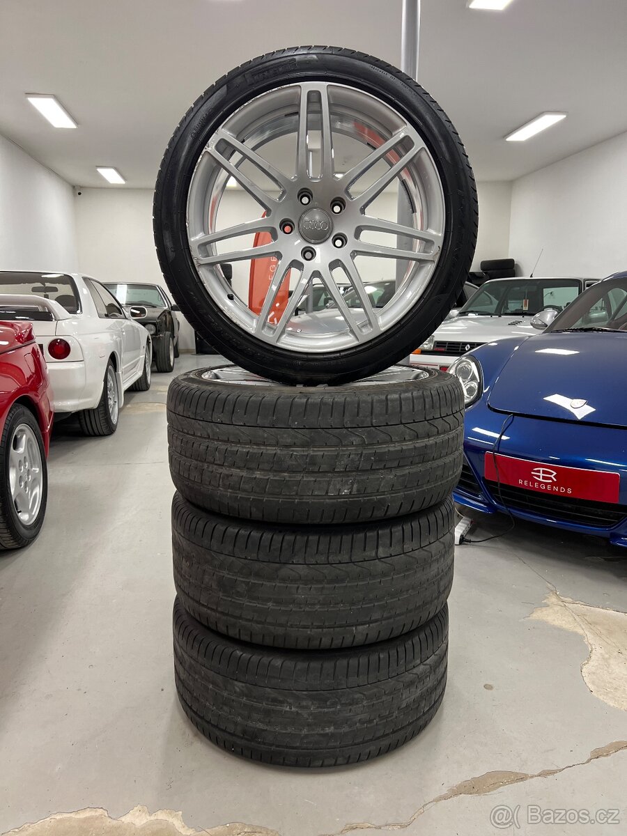 Disky R21 Audi Speedline 5x130 vč. letních pneumatik 295/35