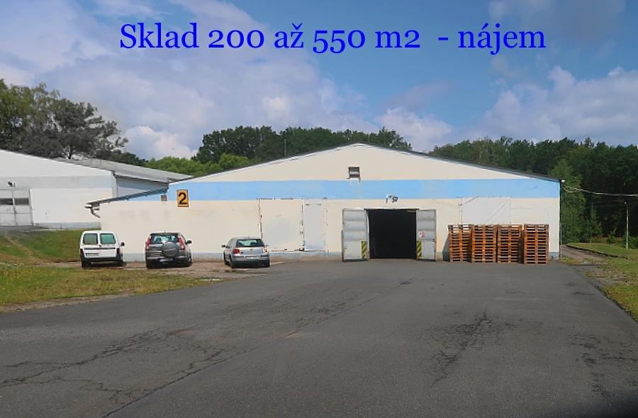 Nájem skladů 200 až 550 m2, okres Benešov (spojení na D1)