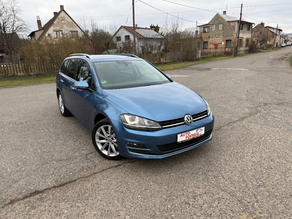 Golf 7 variant 1.4 tsi 103 kw highline bixenon top stav