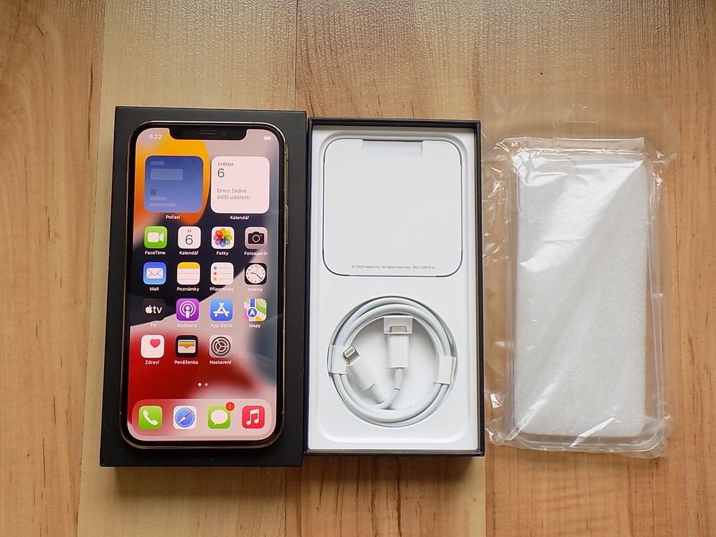 APPLE iPhone 12 Pro 256GB Gold - ZÁRUKA - TOP STAV