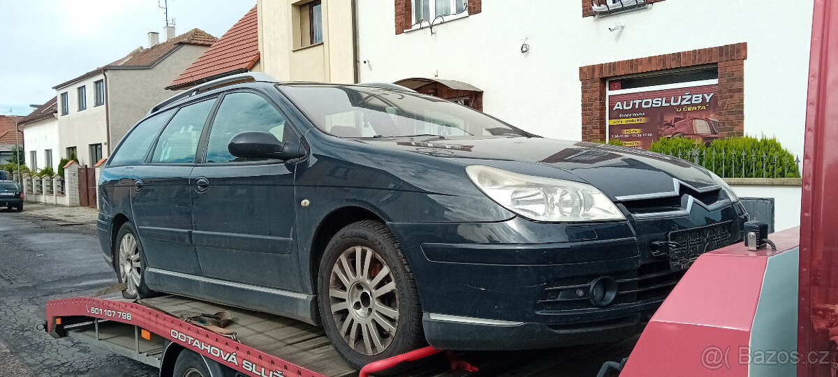 Citroen C5 2007 1,6 HDI 80KW PRODÁM VEŠKÉRÉ DÍLY