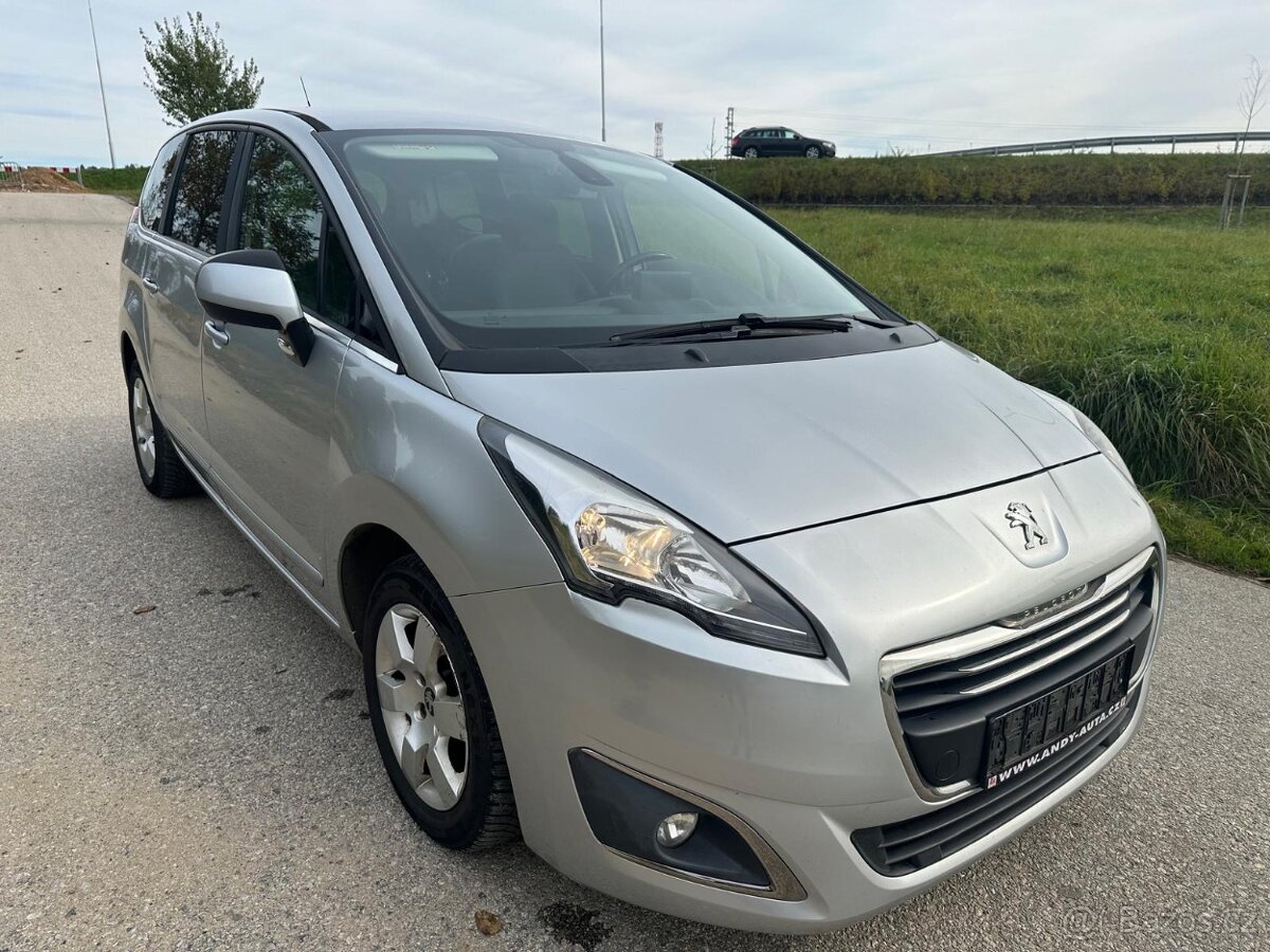 Peugeot 5008 1,6HDI 88KW 2016, 7 míst