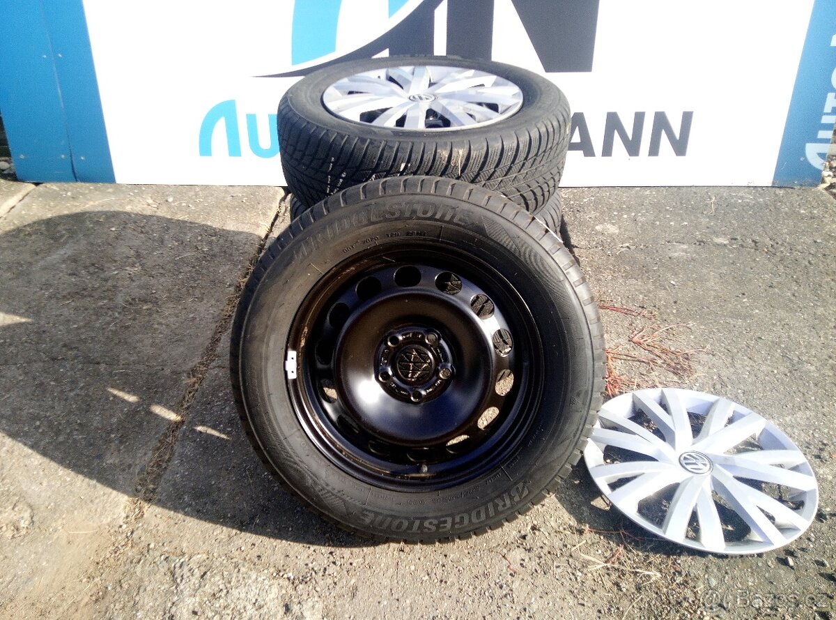 Zimní sada disků + PNEU Bridgestone Blizzak 205/60R16 Audi