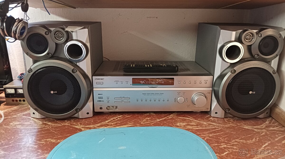 Receiver Sony str 598+ reproduktory LG.