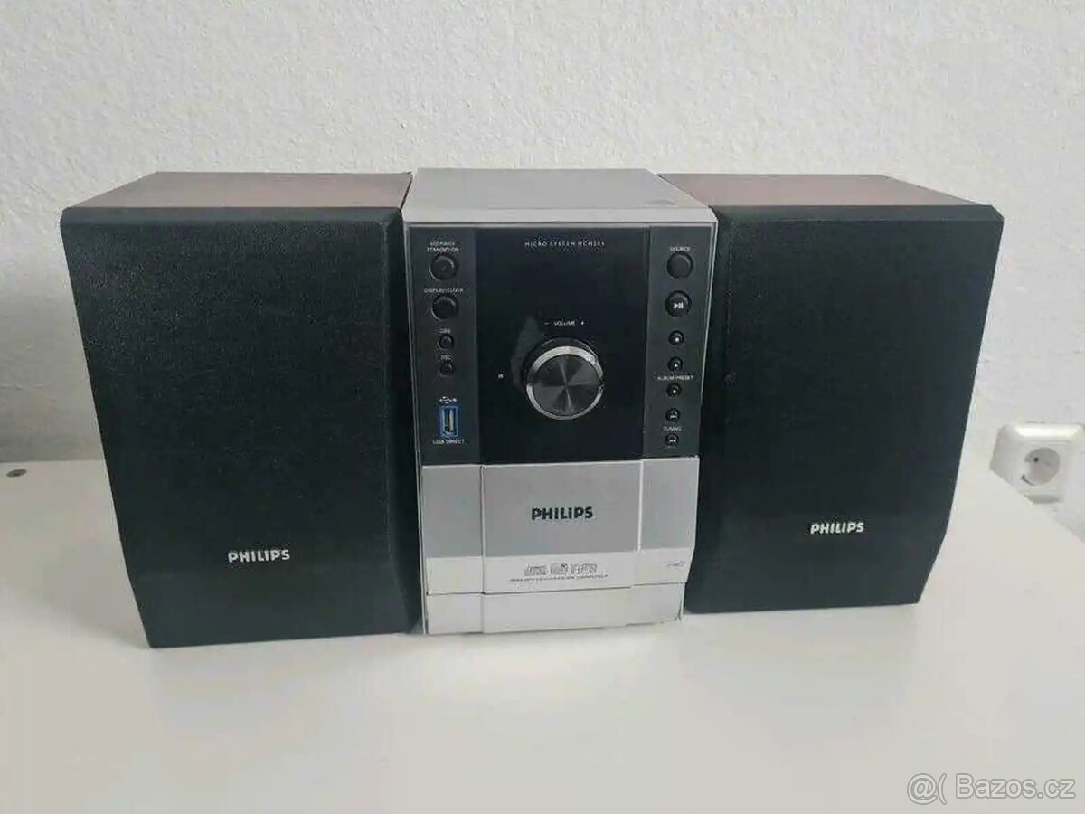 Prodám micro systém Philips MCM204 (2011) MC+CD+USB