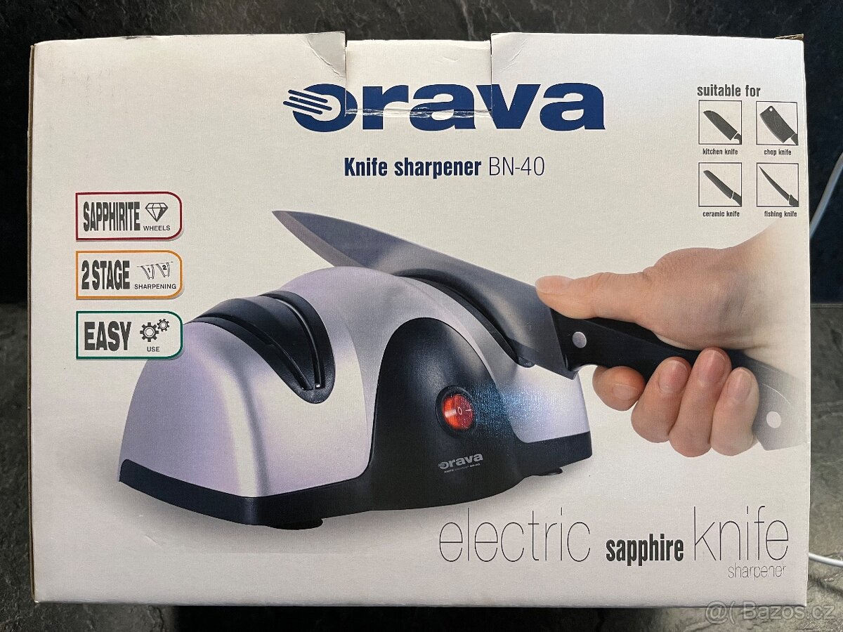 Elektrický brousek na nože Orava