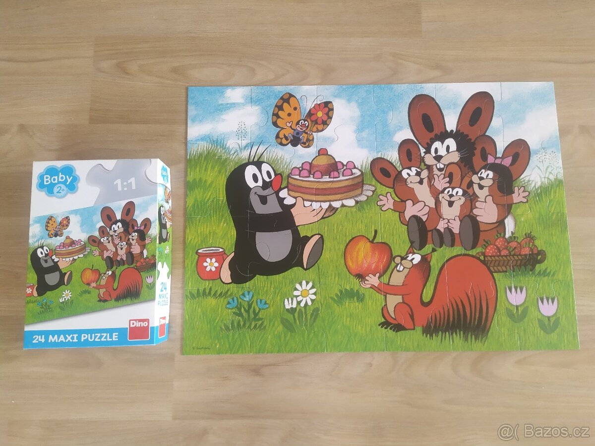 Maxi puzzle Krteček originál Top stav vhodné i jako dárek