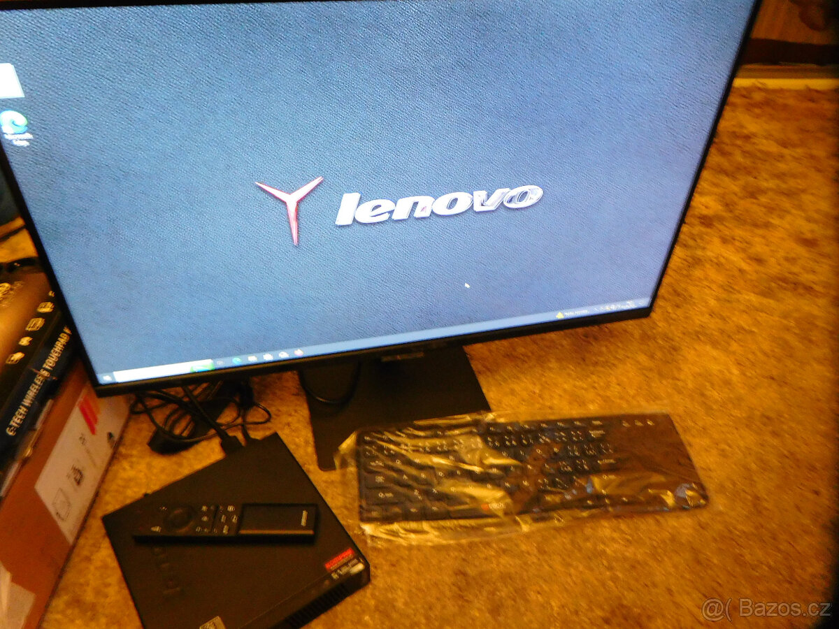 Mini Počítač Lenovo ThinkCentre M93+ bezdr klávesnice+Lcd 27