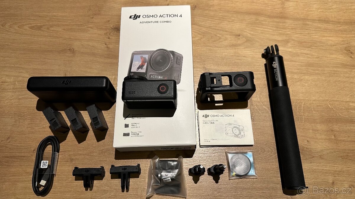 Akční kamera DJI OSMO ACTION 4 Adventure Combo TOP STAV