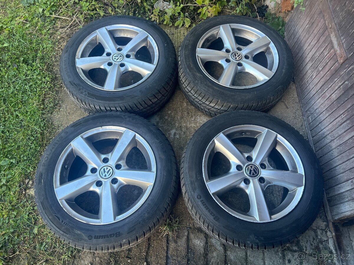 Prodám Zimní Sadu Alu, 5x112 et35, 205/55/16 8mm, Vw,