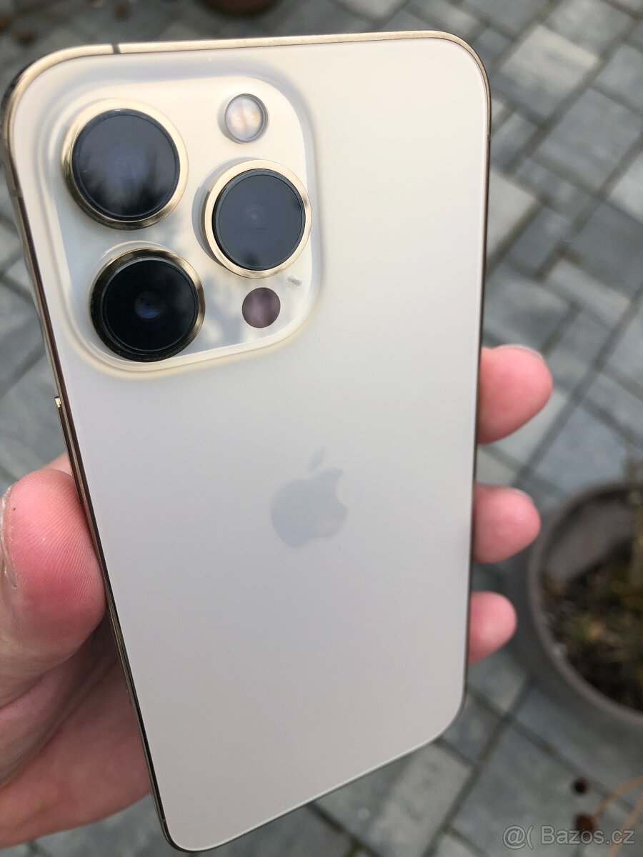 iPhone 13 PRO 256Gb...100% baterie, zlatý