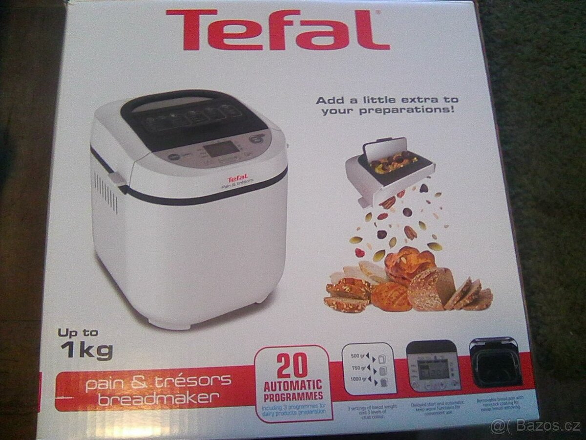 Domácí multifunkční pekárna Tefal - Pain et Tresors nová